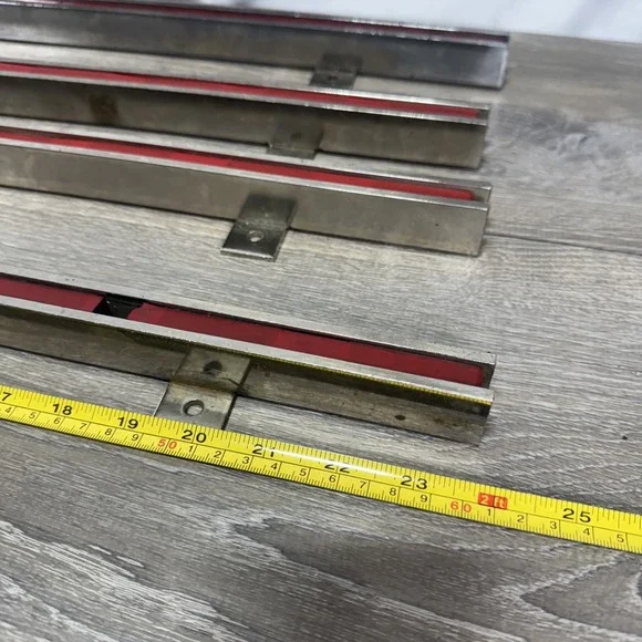 Lot Of 4 VTG 24" Magnetic Tool Holder Strip Organizer Rack Garage Shop Storage - Picture 8 of 8